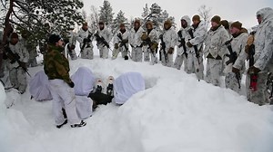 2.9K views · 164 reactions | Nothing burns like the cold U.S. Marines prepare for Exercise Cold Response 20 with some extreme cold weather training. How do you handle the cold? #SendTheMarines U.S. Marine Corps II Marine Expeditionary Force U.S. European Command (EUCOM) NATO U.S. Embassy Oslo | U.S. Marine Forces Europe and Africa | Facebook