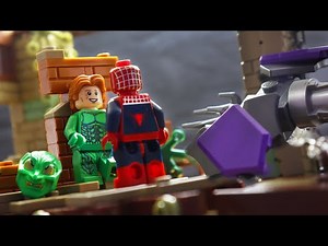 Lego Spiderman 1 - Green Goblin vs Spiderman Final Fight MOC