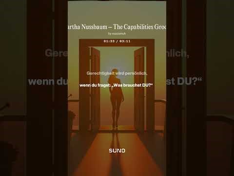 Martha Nussbaum – The Capabilities Groove