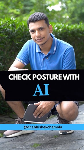 Abhishek Chamola | Physiotherapy on Instagram: "🔍 Check Posture Using AI – Revolutionize your posture assessment with cutting-edge AI posture analysis! Whether you’re a physiotherapist tracking patient progress or just someone wanting better posture, this tool is a game changer. 💪👨‍⚕️ #PostureCheck #AIPhysiotherapy #PostureAssessment #AIForHealth #PhysicalTherapyTech #PostureCorrection #SmartHealthTools #AIForPhysiotherapists #DigitalPhysio #BetterPostureToday"