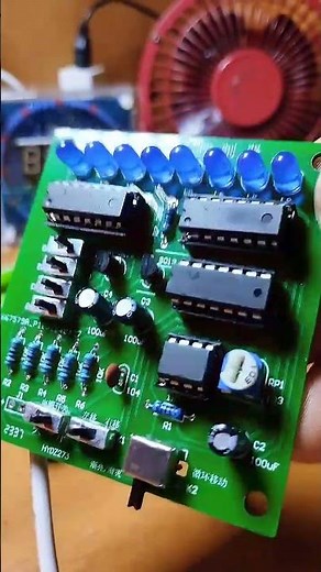 Ne555 IC running led Circuit/ DIY Project