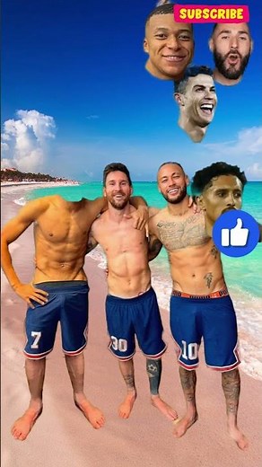 Who Is The Man In Front Of Messi & Neymar 🐐 Ronaldo Mbappé Benzema Salah #football #shorts