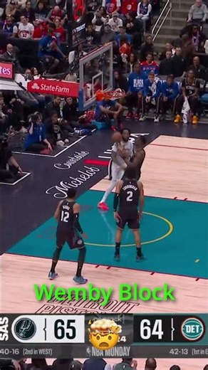 Victor Wembanyama SAID NOT TODAY 🚫🔥