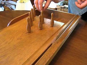Vintage Tabletop Bowling Game