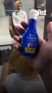 26K views · 175 reactions | A viral video on the internet depicts a hairstylist colouring a customer's hair using Ujala, prompting reactions from delivery apps Blinkit and Swiggy Instamart. The stylist, Rahul Kalshetty, shared the video on Instagram, clarifying that he conducted the experiment in response to public demand. (ujala, colour, hairstyle, dye) | Jist | Facebook