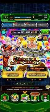 Invocation mirai Gohan ssj Lr sur dokkan battle !