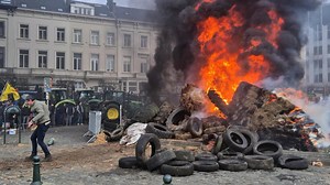 Bauernprotest in Brüssel hinterlässt mehr als 50 Tonnen Müll