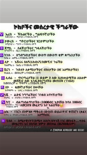 #ኮከብ #ስለ #ኮከባችን #habeshatiktok #Ethiopian #astrology #zodiac #ኮከቦች_ስለ_እኛ #ኮከብ_ቆጠራ #fyp #foryourpage #zodiacsign #viral #ኮከቡ