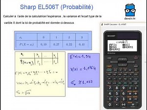 Sharp EL 506T Probabilité