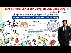 JEE Chemistry - 11th Class | Chapter-1 | L-3 | Mole Concept & Sample Analysis Made Easy 🤩
