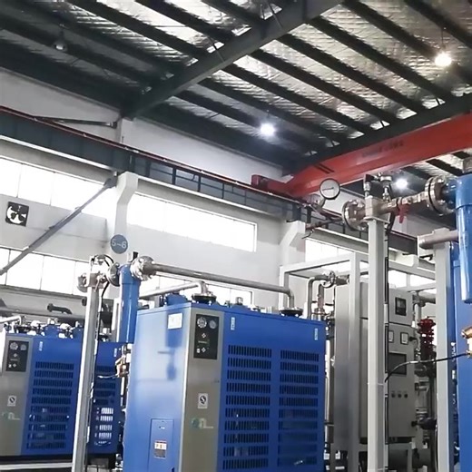 Easy Maintenance N2 Gas Making Machine 95%-99.5% Nitrogen Selective Membrane Equipment for Leakage Detection