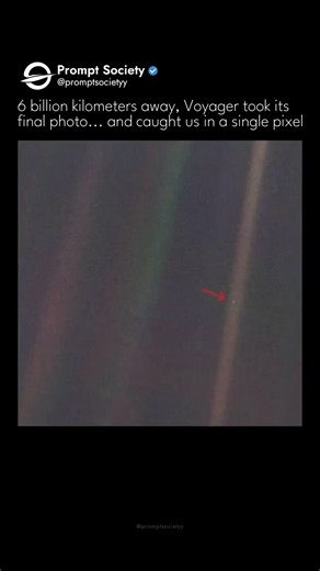 That Tiny Speck Is Earth... 🌍