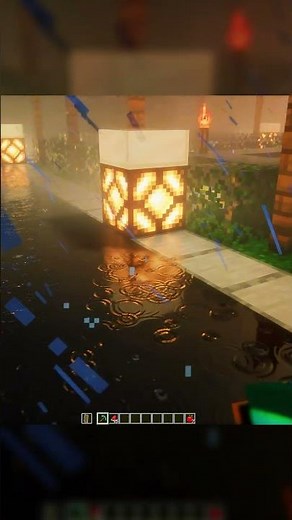 Minecraft City With Eclipse Shader