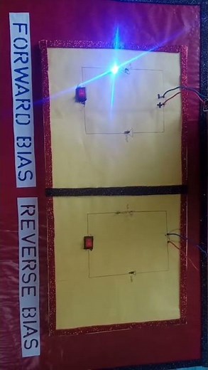 #Class 12 # P-N junction diode working model 🔥best for practical..