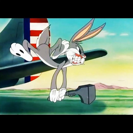 Falling Hare fight between little man and Bugs Bunny #bugsbunny #looneytunes #classiccartoons