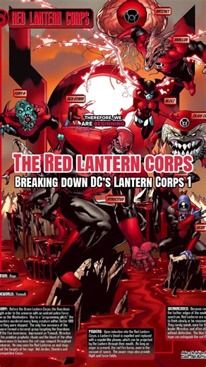 THE RED LANTERNS!! Breaking down DC’s Lantern Corps Part 1: The Red Lanterns. #lanterns #greenlantern #dc #dccomics #comics
