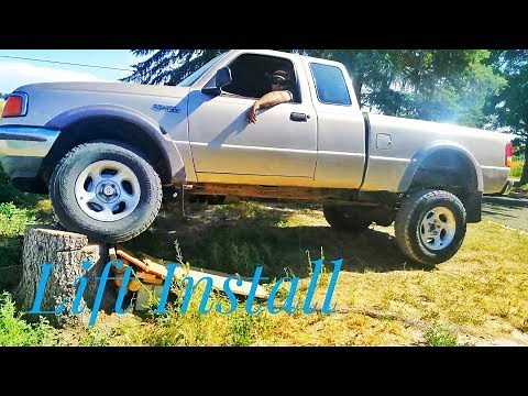 97' Ford Ranger lift install Part 2