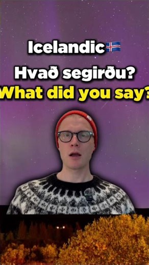 Learn Icelandic greetings like a local 🇮🇸✨