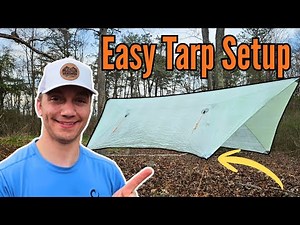 The Easiest Hammock Tarp Setup for Beginners