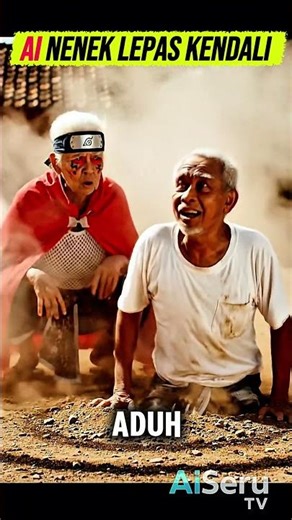 BUKAN GAMABUNTA! HEWAN KUCHIYOSE NENEK BIKIN SHOCK🥷🐸 #ai #shorts #nenek #jutsu #ninja lucu