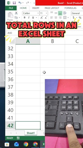 Stop Scrolling! How to Jump to the Last Row in Excel INSTANTLY ⚡