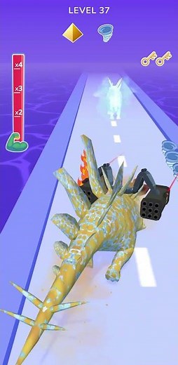 🎮 Dino Evolution Run 3D Level - #37 🦖🔥 #shorts #mobilegame