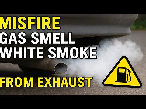 Misfire-Gas Smell and White Smoke coming From Exhaust