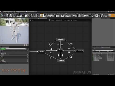 (Optional) UE4 Beginner Mega Man X Mechanics Tutorial: Animating the Dash/Airdash Part 1