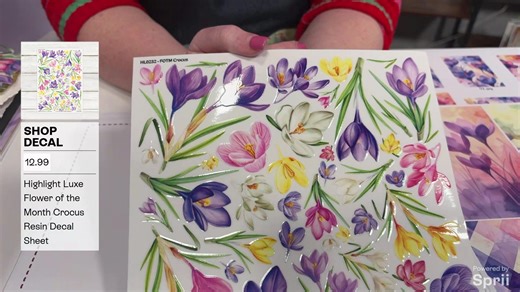 An hour of floral compositions with our latest Flower of the Month is here! We're making cards with the Crocus collection! | Highlight Crafts