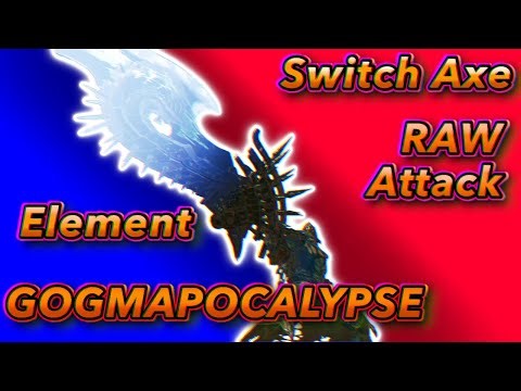 Gogmazios Element, Attack, & Affinity Switch Axe Sets