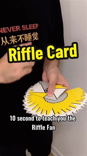 Riffle Card Tutorial #magic #card #trick #Riffle #tutorial #sleightofhand #magician #foryou #fyp #xh #xuhuongtiktok #comedia
