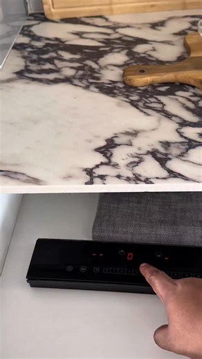 Looks like stone. Cooks like induction. Invisacook makes everyday cooking safer, cleaner, and incredibly easy. #viablekitchens | Viable Kitchens and Furniture