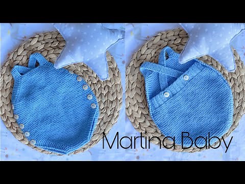 RANITA FÁCIL PARA BEBÉ. COMO TEJER A DOS AGUJAS. PATRÓN PASO A PASO. TALLA DE 3 A 6 MESES