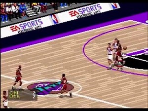 NBA Live`98 (Genesis) - 98 NBA Finals: Chicago Bulls vs Utah Jazz