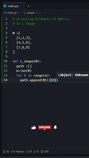 Accessing Matrix Elements in L Shaped | Matrix Elements | ⁨@codewallah⁩