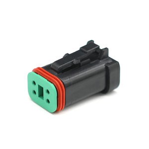 [Hot Item] Tyco Dt06-4s-E005 4pin Deutsch Dt Series Automotive Waterproof Wire Connector with End Cover