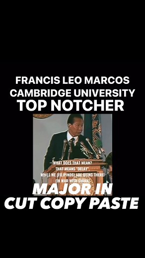 73K views · 824 reactions | FRANCIS LEO MARCOS CAMBRIDGE UNIVERSITY ENGLAND TOP NOTCHER MAJOR IN CUT COPY PASTE #NormanMangusin #PandemicHero #PekengMarcos #boyinidoro #FrancisLeoMarcos #FLM #Kulaong #foodgenius #makagao | Kupal Lord | Facebook