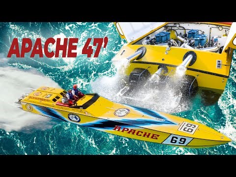 Raw Engine Start-Up & Offshore Drone Footage! APACHE 47'