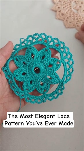 The Most Elegant Lace Pattern You’ve Ever Made #crochet