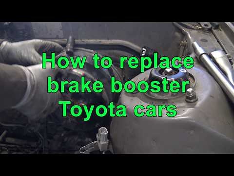 How to replace brake booster Toyota cars
