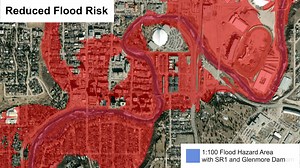 Flood maps play a critical role in helping communities prepare and respond to flooding. The maps help guide land-use planning, support emergency preparedness and protect people, property and infrastructure. We’ve released new Bow and Elbow River flood maps showing Calgary’s flood risk along the Elbow River has been drastically reduced thanks to recently completed Springbank Off-Stream Reservoir and other projects. Knowing where the water will flow during a flood is critical to understanding wher