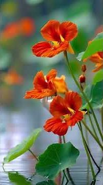 Soft Piano Music 🌷 Birds & Flowers for Stress Relief & Sleep #AI #shorts
