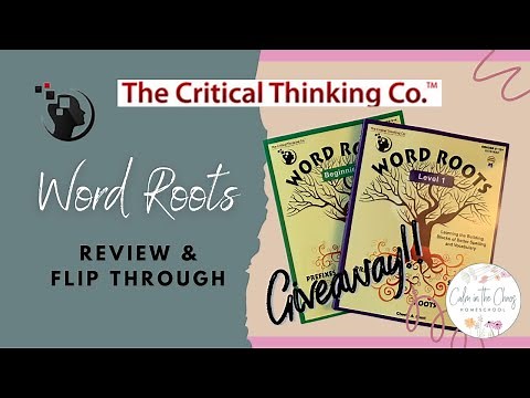 WORD ROOTS VOCABULARY REVIEW | Beginning and Level 1 Workbook Flip Through and Review