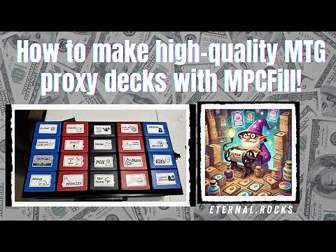 How To Use MPCfill To Make Proxy Decks for MTG