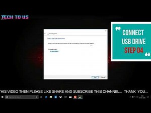 WINDOWS 10 OS BACKUP & CREATE RECOVERY DRIVE