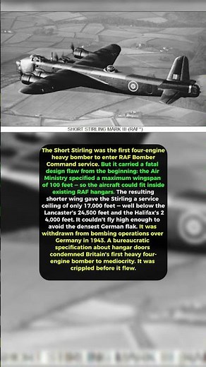 A Bomber Designed to Fail 😶 #history #ww2
