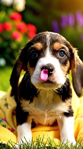 Tiny Puppy Unwraps from Towel & Sneezes Cutely 🌸🐶 | Heart-Melting Viral Moment #puppy #cute