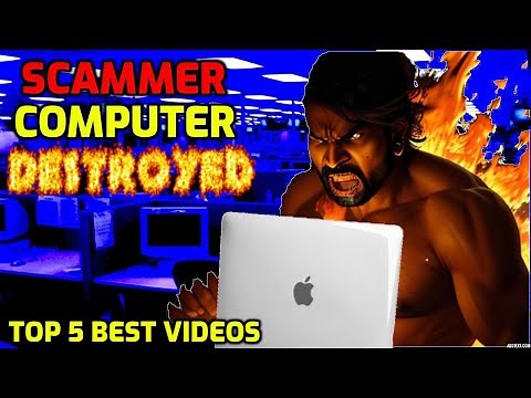 TOP 5 BEST "SCAMMER COMPUTER DESTROYED" VIDEOS!