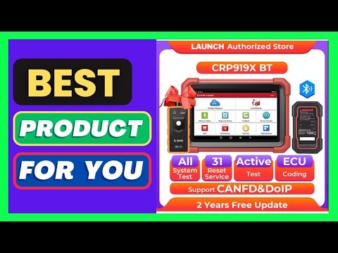 New LAUNCH X431 CRP919X BT OBD2 Scanner Automotive Diagnostic
