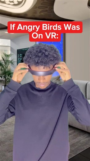 If angry birds was on VR 😂 #shorts #funny